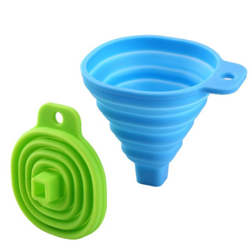 Silicone Collapsible Large Funnel Pour Soup Kitchen Portable Silicone Funnel